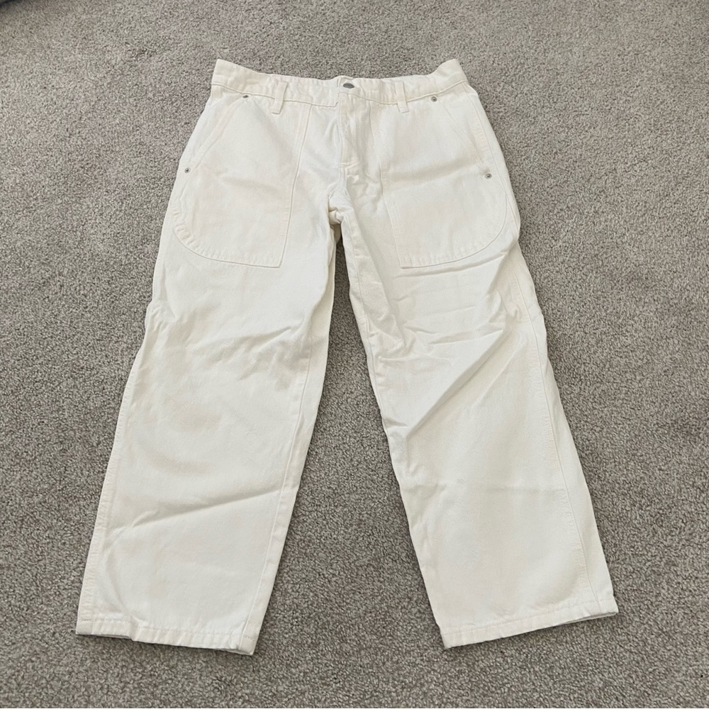 J. Crew Women's White Ankle Pants 🤍 size: 30